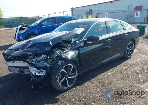 2021 Honda Accord Sport из США, поврежденный, VIN 1HGCV1F33MA088291